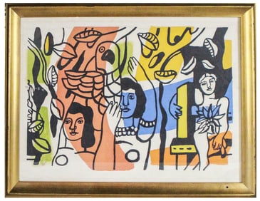 Fernand Léger / Les femmes au perroquet / 1952