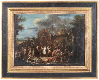 Attributed to Giuseppe Maria Crespi / Beating and Driving Witches Out of the Church