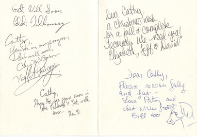 7x5 Postcard / Signed Jockey Card