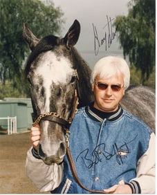 Bob Baffert & Silver Charm Signed 8x10 Photo / 1997