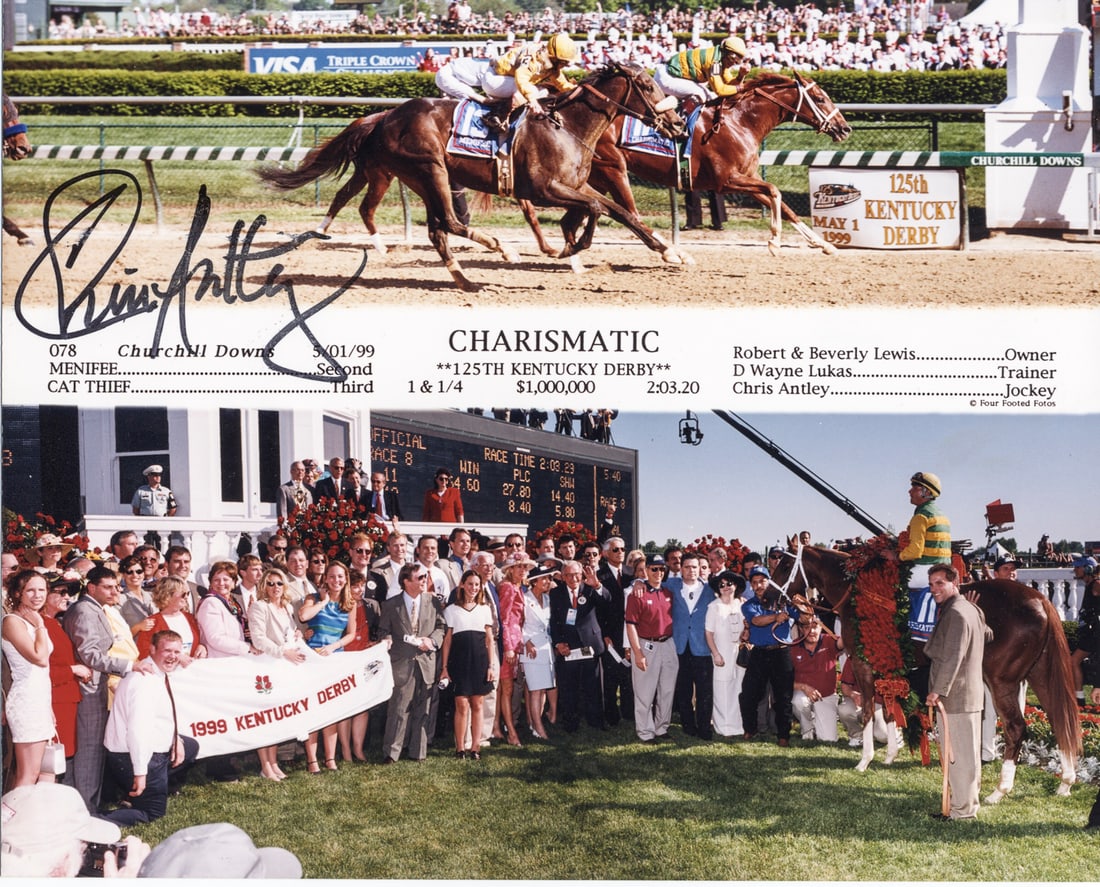 Charismatic / 125th Kentucky Derby Signed Photo (1 of 2)