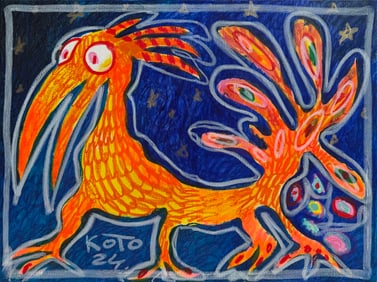 Koto Javakhyan / Rooster / Armenian artist