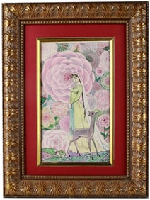 Hrachya Rukhikyan / Woman with Deer / Armenian artist
