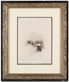 Edgar Chahine / Etching / Armenian - French artist