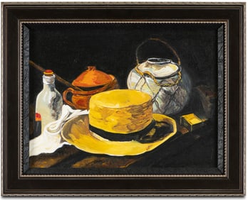 After Van Gogh / Still Life with Yellow Straw Hat