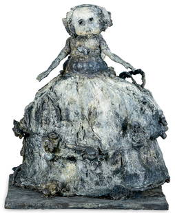 Emil Kazaz / Untitled Bronze Sculpture / Artist Proof / Armenian artist: This powerful bronze sculpture by Emil Kazaz, created in 2022 and marked as Artist Proof I/II, captures the artist’s distinct fusion of surrealism, memory, and dreamlike imagery. The haunting figure