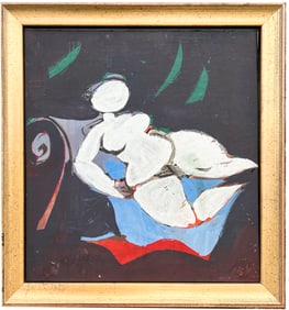 Eduard Kharazyan (Kharazov) / Reclining Nude / Armenian artist