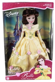 Disney Princess Belle Porcelain Keepsake Doll / Beauty and the Beast