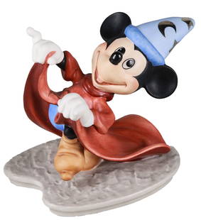 Disney Classics Collection “Mischievous Apprentice” Fantasia Figurine – Mickey Mouse: This enchanting figurine from the Walt Disney Classics Collection, titled Mischievous Apprentice, captures Mickey Mouse in his unforgettable role from Fantasia as the Sorcerer’s Apprentice. Handcraf