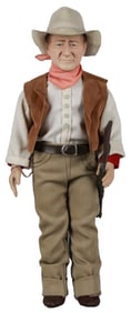 1981 Effanbee John Wayne Collector Doll – 17" Western Outfit with Rifle
