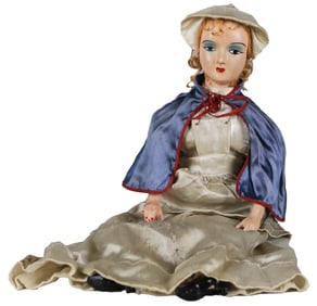 Antique Nurse Doll in Original Costume