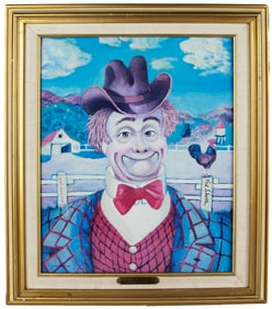 Red Skelton Sunday Afternoon Signed Giclée on Canvas