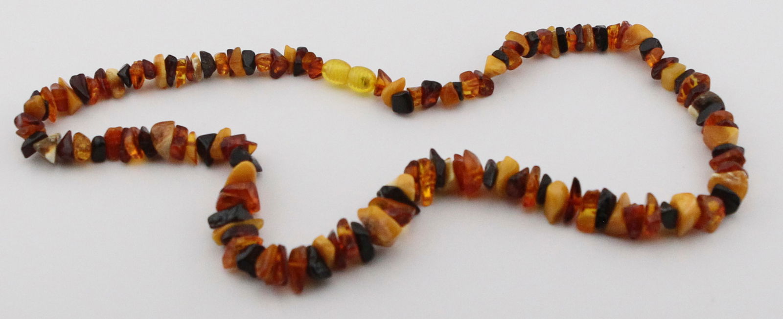 Handmade Baltic Amber Necklace – Multicolor Chip Beads – 9.5" (1 of 2)