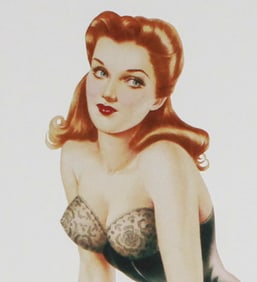 Alberto Vargas Limited Edition Lithograph – 160/200 (Pin-Up in Lingerie)