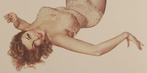 Alberto Vargas Lithograph – Lingerie Pin-Up (261/450)