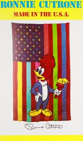 Ronnie Cutrone “Made in the U.S.A.” Woody Woodpecker Lithograph