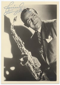 Jimmy Dorsey Signed Photo Postcard (7" x 5")