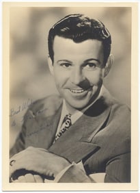 Dennis Day Signed Vintage Photo Postcard (7" x 5")