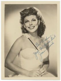 Joan Edwards Signed Vintage Photo (7" x 5")