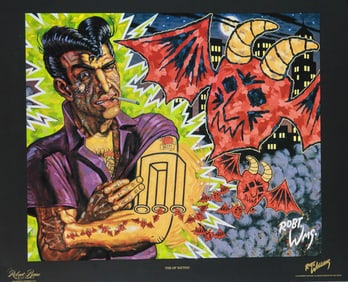 The Op Tattoo by Robert Williams (1993)