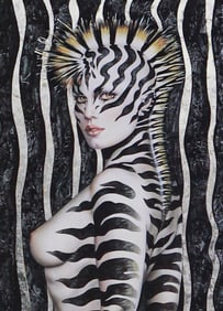Zebra Lady III by Olivia De Berardinis