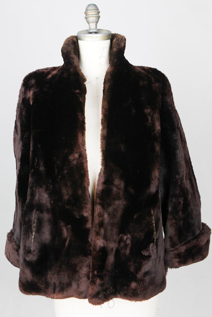 Vintage Cerbotai Women's Dark Brown Fur Coat (1 of 4)