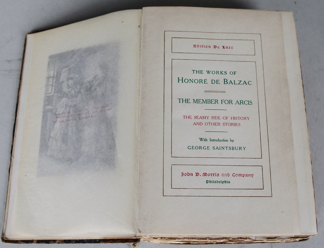 The Works of Honoré de Balzac: The Member for Arcis & The Seamy Side of History (Edition de Luxe) (1 of 7)