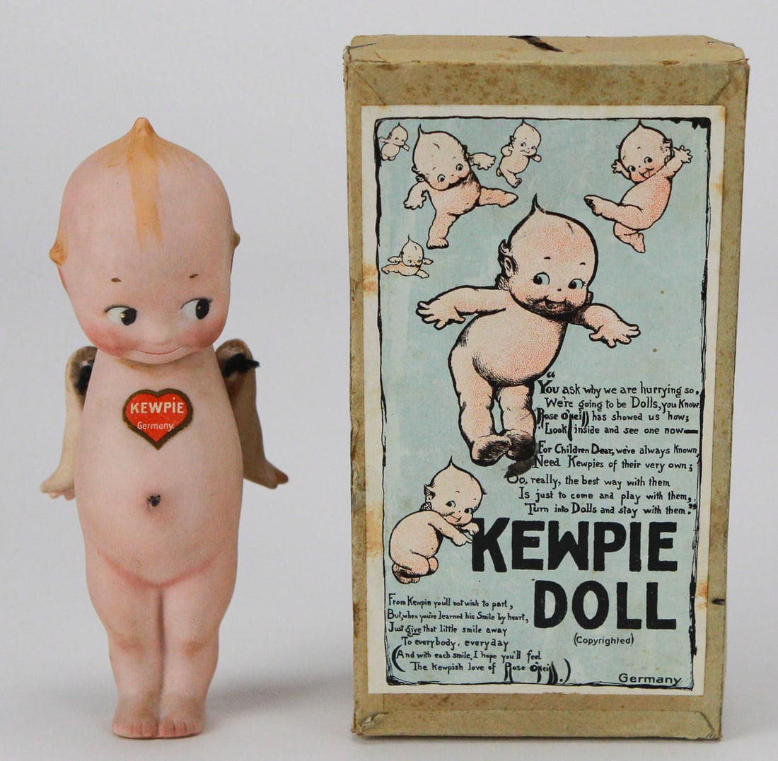 Vintage Porcelain Kewpie Doll with Original Box – Made in Germany (1 of 9)