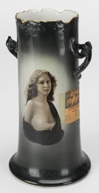 Warwick Ioga Vase with Gibson Girl Portrait, c.1900s