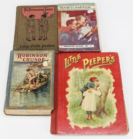 Lot of 4 Vintage Children’s Books – Illustrated Early Editions