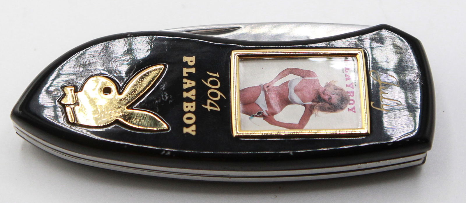 1964 Playboy Collector’s Edition Folding Pocket Knife – July Cover (1 of 6)