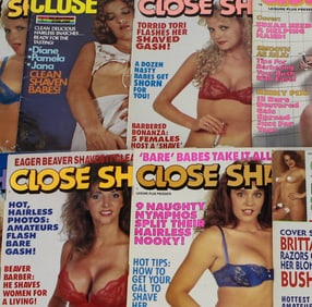 Lot of 10 Vintage Close Shave Adult Magazines