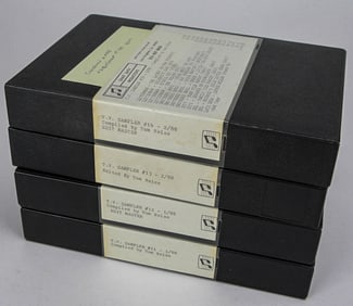 Lot of 4 Vintage 3/4” U-matic Master Tapes – 1988 TV Comedy Samplers