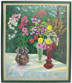 Nikolai Malakhov – Autumn Flowers, 1983 / Russian artist