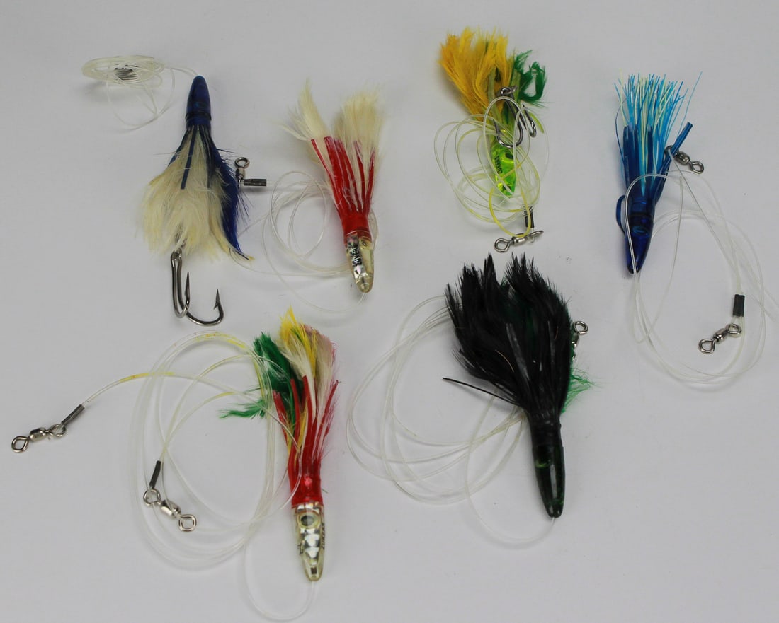 Lot of 6 Zukers Fishing Lures – 6" Each (1 of 1)