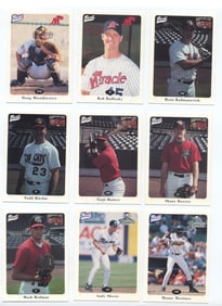 1995-96 Best Minor League Baseball Card Lot – 9 Cards incl. Torii Hunter, Doug Mientkiewicz, Andy