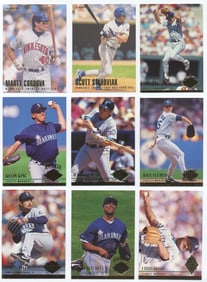 1996 Fleer & Fleer Update Baseball Card Lot – 12 Mariners & Twins Players incl. Vizquel, Bosio,