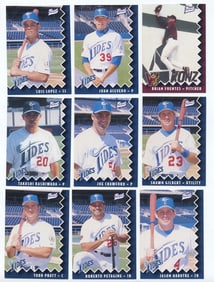 1997 Best Norfolk Tides Baseball Card Lot – 9 Cards incl. Brian Fuentes, Roberto Petagine, Todd