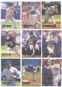 1996 Fleer MLB Baseball Card Lot – 9 Cards incl. Paul Byrd, Rico Brogna, Kelly Stinnett
