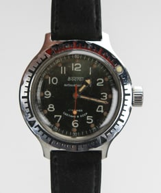 Soviet Vostok Amphibia 200M Diver Watch – Mechanical, USSR Made