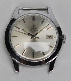 Vintage Tudor Oysterdate Wristwatch – Stainless Steel – Working (No Strap)