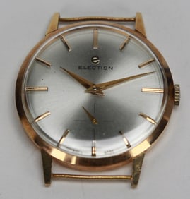 Vintage Election 18K Gold Wristwatch