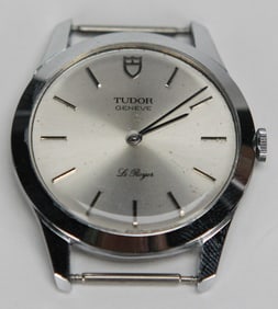 Tudor Genève "Le Royer" Stainless Steel Dress Watch (New Old Stock)