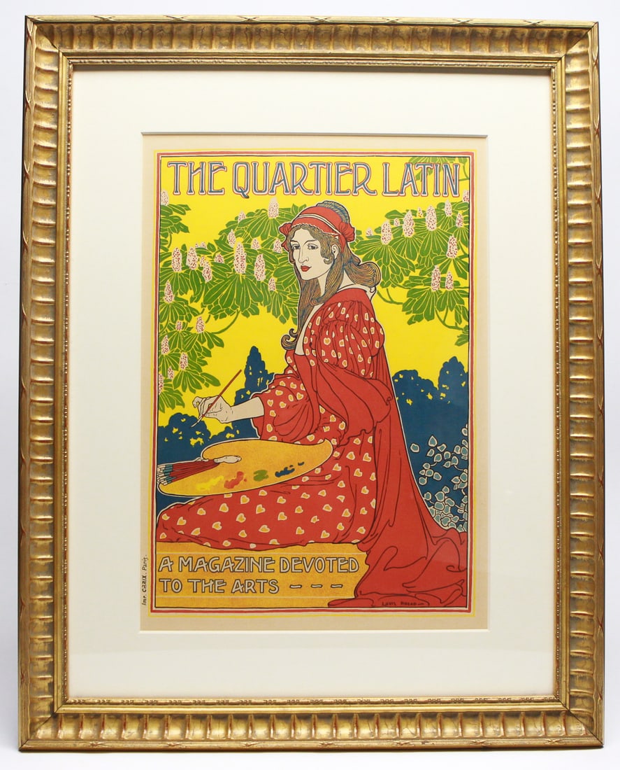 Louis Rhead – The Quartier Latin (c. 1898–99), Art Nouveau Poster (1 of 4)