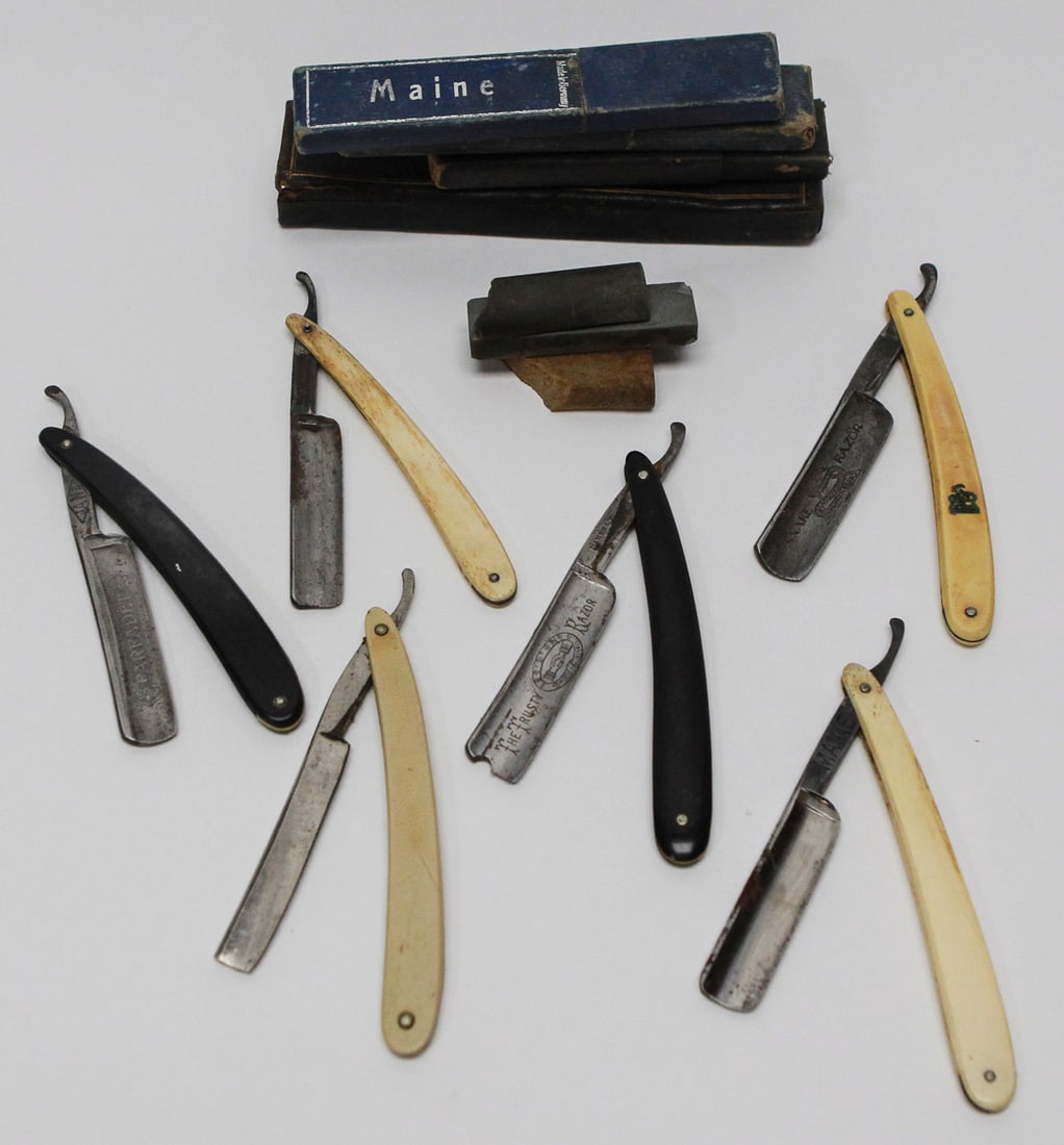 Lot of 6 Vintage Straight Razors (1 of 4)