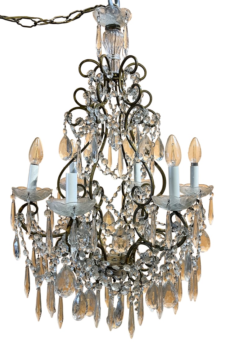 French Style Crystal Chandelier (1 of 5)