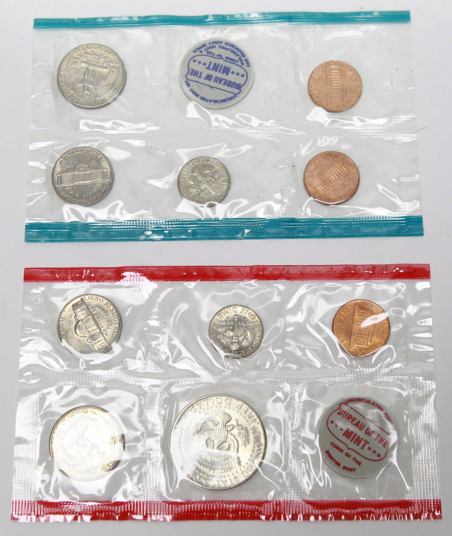 1968 U.S. Mint Uncirculated Coin Set - 2