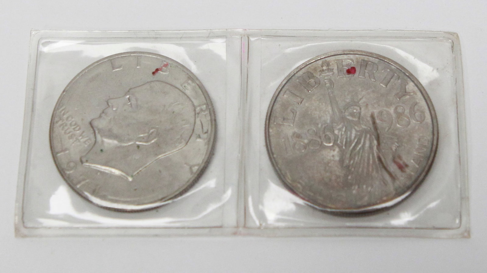 1971 & 1986 Liberty Silver Dollar Commemorative Coins (1 of 2)
