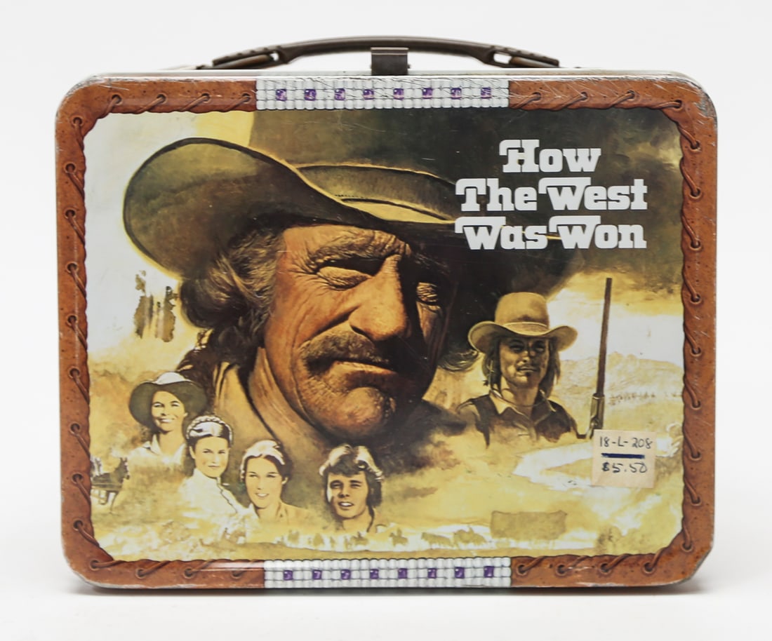 Vintage How the West Was Won Thermos Metal Lunch Box (1 of 4)