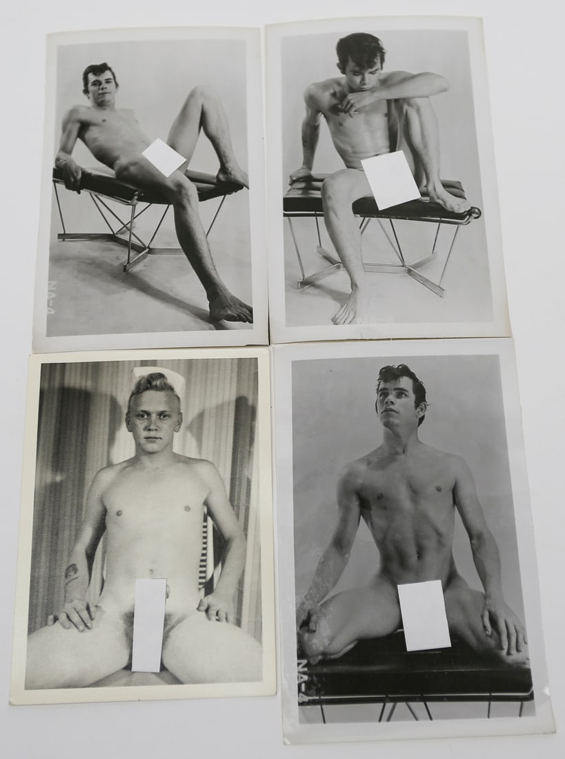 Vintage Male Physique Photographs Lot of 4 (1 of 1)
